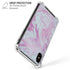 Blue and Purple Marble iPhone XS Max Clear Case